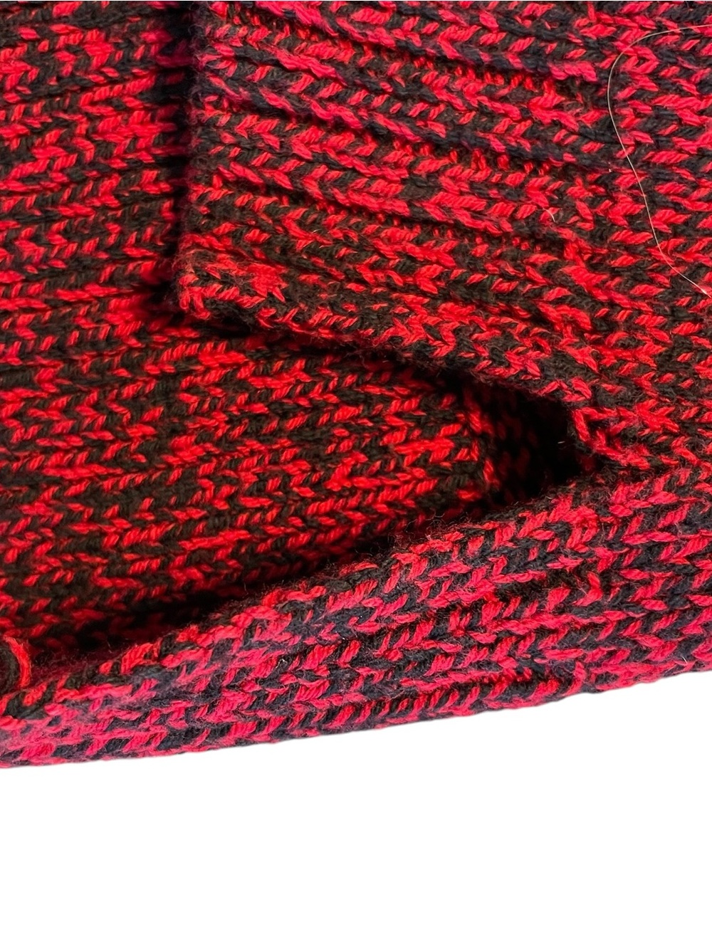Lauren Ralph Lauren Red Marled Scoop-Neck Sweater Size Small - Picture 8 of 11